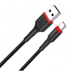 Кабель ColorWay USB-Type-C (M/M) 2.4 А 1m Black (CW-CBUC064-BK)