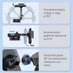 Безпроводное зарядное устройство ColorWay Dashboard Car 15W Black (CW-CHAW037Q-BK)
