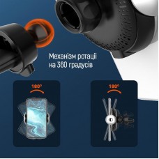 Безпроводное зарядное устройство ColorWay AutoSense Car 15W Black (CW-CHAW039Q-BK)
