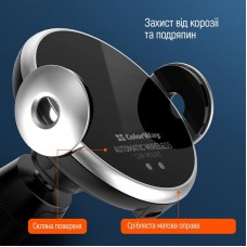 Безпроводное зарядное устройство ColorWay AutoSense Car 15W Black (CW-CHAW039Q-BK)