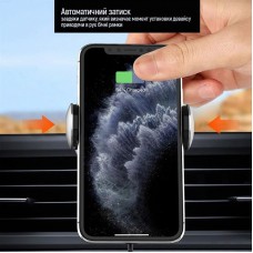 Безпроводное зарядное устройство ColorWay AutoSense Car 15W Black (CW-CHAW039Q-BK)