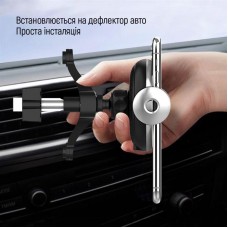 Безпроводное зарядное устройство ColorWay AutoSense Car 15W Black (CW-CHAW039Q-BK)