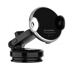 Безпроводное зарядное устройство ColorWay AutoSense Car 15W Black (CW-CHAW039Q-BK)