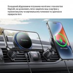 Безпроводное зарядное устройство СolorWay MagSafe 360° Air Vent 15W Black (CW-CHMW041Q-BK)