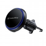 Безпроводное зарядное устройство СolorWay MagSafe 360° Air Vent 15W Black (CW-CHMW041Q-BK)