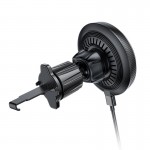 Безпроводное зарядное устройство СolorWay MagSafe 360° Air Vent 15W Black (CW-CHMW041Q-BK)