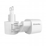 Сетевое зарядное устройство ColorWay GaN PD 33W Port USB PPS 1Type-C 1USB QC3.0 3A White (CW-CHS043PD-WT)