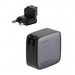 Сетевое зарядное устройство ColorWay GaN PD 100W 1USB 3Type-C 3A Black (CW-CHS047PD-BK)