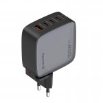 Сетевое зарядное устройство ColorWay GaN PD 100W 1USB 3Type-C 3A Black (CW-CHS047PD-BK)