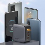 Сетевое зарядное устройство ColorWay GaN PD 100W 1USB 3Type-C 3A Black (CW-CHS047PD-BK)