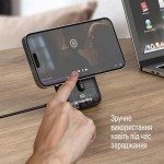 УМБ ColorWay 15W MagSafe 10000mAh 1USB 1Type-C 5A Black (CW-PB100LPA3BK-WPDD)
