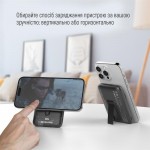 УМБ ColorWay 15W MagSafe 10000mAh 1USB 1Type-C 5A Black (CW-PB100LPA3BK-WPDD)