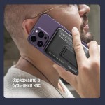 УМБ ColorWay 15W MagSafe 10000mAh 1USB 1Type-C 5A Black (CW-PB100LPA3BK-WPDD)