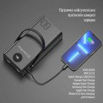 УМБ ColorWay Powerful 60000mAh 65W 1USB 2Type-C 5A Black (CW-PB600LPA5BK-PDD)
