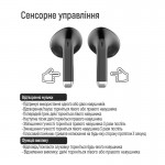 Наушники гарнитура вкладыши Bluetooth 5.3 СolorWay Slim TWS-2 Earbuds Black (CW-TWS2BK)