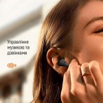 Наушники гарнитура вкладыши Bluetooth 5.3 СolorWay Slim TWS-2 Earbuds Black (CW-TWS2BK)