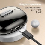 Наушники гарнитура вкладыши Bluetooth 5.3 СolorWay Slim TWS-2 Earbuds Black (CW-TWS2BK)