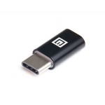 Адаптер REAL-EL MicroUSB-Type-C (F/M) Black (EL123500018)