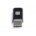 Адаптер REAL-EL MicroUSB-Type-C (F/M) Black (EL123500018)