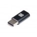 Адаптер REAL-EL MicroUSB-Type-C (F/M) Black (EL123500018)