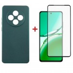 Чехол накладка Dengos TPU для Oppo Reno 12 F/FS Green (DG-KM-115) + Стекло Чехол накладка Dengos TPU для Oppo Reno 12 F/FS Green (DG-KM-115) + Стекло