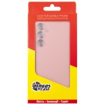 Чехол накладка Dengos TPU для Samsung A55 SM-A556 Pink (DG-KM-92) + Стекло