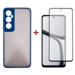 Чехол накладка Dengos TPU для Realme C65 Blue (DG-KM-94) + Стекло