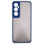 Чехол накладка Dengos TPU для Realme C65 Blue (DG-KM-94) + Стекло