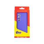 Чехол накладка Dengos TPU для Realme C65 Violet (DG-KM-95) + Стекло