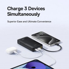 УМБ Baseus EnerFill Bipow2 Pro 20000mAh QC+PD 22.5W 1USB 1Type-C 2.4A Black (E0027701)