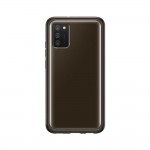 Чехол накладка Samsung Soft Clear TPU для Samsung A02s SM-A025 Black (EF-QA025TBEGRU)