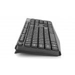 Комплект клавиатура + мышь Wireless REAL-EL Kit 551W Black