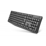Комплект клавиатура + мышь Wireless REAL-EL Kit 551W Black