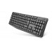Комплект клавиатура + мышь Wireless REAL-EL Kit 551W Black
