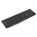 Комплект клавиатура + мышь Wireless REAL-EL Kit 551W Black