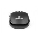 Мышь Wireless REAL-EL RM-331W Black