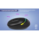 Мышь Wireless REAL-EL RM-440W Black