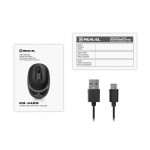 Мышь Wireless REAL-EL RM-440W Black