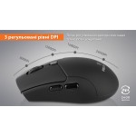 Мышь Wireless REAL-EL RM-460W Black