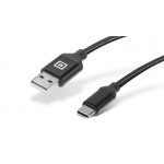 Кабель REAL-EL Premium Fabric USB-Type-C 2m 3A Black (EL123500047)