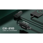 Кабель REAL-EL Premium Fabric USB-Type-C 2m 3A Black (EL123500047)