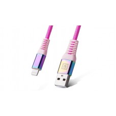 Кабель REAL-EL Rainbow USB-Lightning 1m 2.4A (EL123500051)