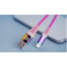 Кабель REAL-EL Rainbow USB-Lightning 1m 2.4A (EL123500051)