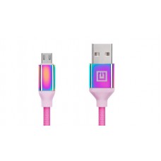 Кабель REAL-EL Premium Rainbow USB-microUSB 1m (EL123500052)
