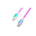 Кабель REAL-EL Premium Rainbow USB Type-C-Type-C 3A 1m (EL123500053)