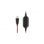 Наушники гарнитура накладные проводные REAL-EL GDX-8100 Black