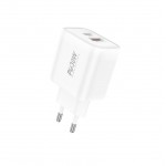 Сетевое зарядное устройство Foneng PD 30W 1USB 1Type-C 3A White (EU52-CH)