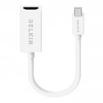 Адаптер Belkin mini DisplayPort-HDMI (M/F) 0.12m White (F2CD021eb)