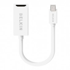 Адаптер Belkin mini DisplayPort-HDMI (M/F) 0.12m White (F2CD021eb)