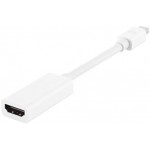 Адаптер Belkin MiniDisplayPort-HDMI (M/F) 0.12m White (F2CD078DSAPL)